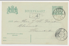 Grootrondstempel Limmen - Heemstede 1905