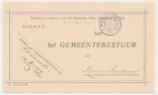 Katwoude - Grootrondstempel Monnickendam 1909