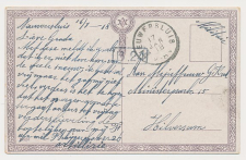 Grootrondstempel Nieuwersluis - Hilversum 1918