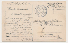 Grootrondstempel Nes Op Ameland - Noordbroek 1915