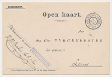 Grootrondstempel Noorddijk (Gron.) - Leens 1914