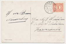 Grootrondstempel Nieuwerbrug - Hazerwoude 1909