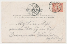 Grootrondstempel Neerlangbroek - Voorschoten 1904