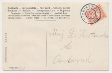 Grootrondstempel Nibbikswoud - Oostwoud 1909
