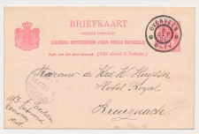 Grootrondstempel Overveen - Kreuznach Duitsland 1900