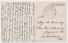 Grootrondstempel Oostkapelle - Woerden 1918