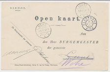 Grootrondstempel Oldenhove - Leens - Wehe 1911