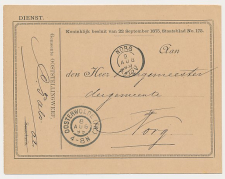 Grootrondstempel Oosterwolde (Fr:) - Norg 1899