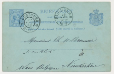 Grootrondstempel Oostburg - St.Nicolaas -Nieuwkerken Belgie 1898