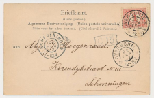 Grootrondstempel Overschie - Scheveningen 1902