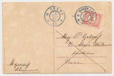 Grootrondstempel Oostkapelle - Veere 1910