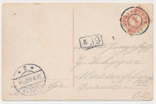 Grootrondstempel Oostvoorne - Zaandam 1910