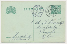 Grootrondstempel Ovezand - Kapelle 1911