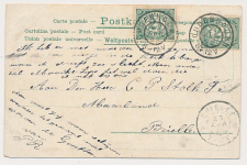 Grootrondstempel Oudenhoorn - Brielle 1902