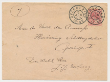 Grootrondstempel Overschild 1905