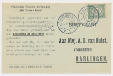 Grootrondstempel Rauwerd - Harlingen 1912