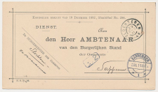 Grootrondstempel Slochteren - Sappemeer 1911