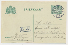 Grootrondstempel Siddeburen - Naarden 1916