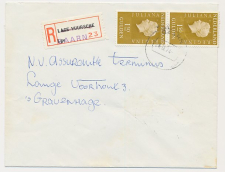 Aangetekend Baarn 1974 - Overstempeld strookje Lage Vuursche