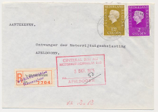 Aangetekend s Gravenhage Nassauplein 1975 -Overstempeld strookje