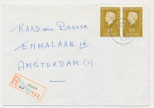 Aangetekend Tolbert 1974 - Overstempeld strookje Roden