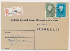 Aangetekend Zeist De Clomp 1976 - Overstempeld strookje 