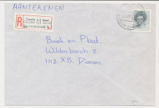 Aangetekend Capelle a/d IJssel Doorman 198 Overstempeld strookje