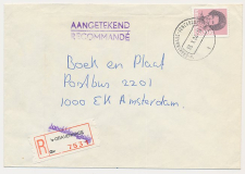 Aangetekend s Gravenhage Jonckbloet 1984 - Overstempeld strookje