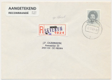 Aangetekend Sevenum 1988 - Overstempeld strookje Horst