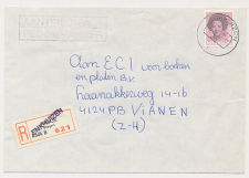 Aangetekend Enkhuizen 1983 - Overstempeld strookje Andijk