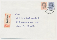 Aangetekend Denekamp 1984 - Overstempeld strookje Oldenzaal