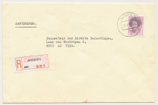 Aangetekend Druten 1983 - Overstempeld strookje Afferden