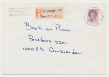 Aangetekend Boxmeer 1984 - Overstempeld strookje Venray