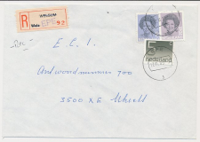 Aangetekend Epe 1985 - Overstempeld strookje Welsum