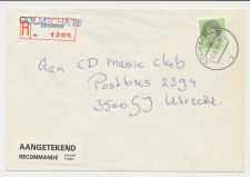 Aangetekend Colmschate 1991 - Overstempeld strookje Deventer
