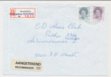Aangetekend Vinkeveen 1993 - Overstempeld strookje 
