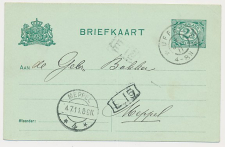 Grootrondstempel Uffelte - Meppel 1911