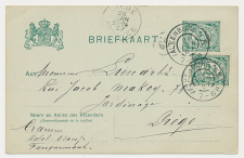 Grootrondstempel Valkenburg (Lb.) - Liege Belgie 1907