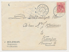 Grootrondstempel Vlieland - Kampen 1914