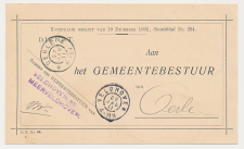 Grootrondstempel Veldhoven - Oerle 1911