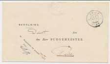 Grootrondstempel Vries - Peize 1904