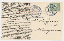 Grootrondstempel Veere - Hoogezand 1910