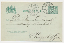 Grootrondstempel Woerden - Kapelle 1907