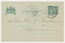 Jisp - Grootrondstempel Wormer - Sappemeer 1902