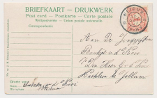 Grootrondstempel Weidum - Jellum 1907
