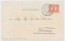 Grootrondstempel Weidum 1908