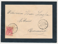 Grootrondstempel Wessem - Roermond 1909