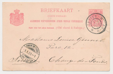 Grootrondstempel Zetten - Chaux de Fonds Zwitserland 1900