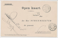 Grootrondstempel Zuidbroek - Sappemeer 1906
