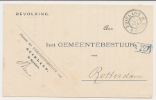 Grootrondstempel Zuidland 1914
